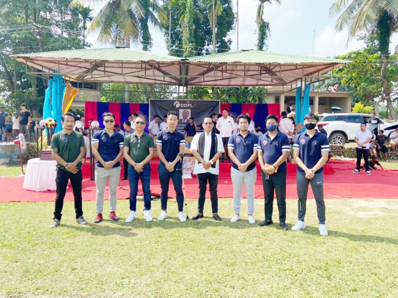 Dimapur District Football League (DDFL) Season 2 kicked-off in Chekiye Ground on October 11 with Advisor Zhaleo Rio as the special guest. Altogether 12 teams are vying for the title. The first match was played between Chekiye United FC and Thahekhu Youth FC which ended with 3-0 in favour of Chekiye United FC with 1 goal in the first half by Rhitso and 2 goals in the second half by Rhitso and Kivi, respectively. The second match at Ikishe Ground between Thilixu FC and Unity SC was won by Thilixu 3-2. Unity SC scored the 2 goals in the first half by Kito and Salu with Thilixu FC scoring 1 goal before half time by Surusal and 2 goals in the second half by Surusal and one in the dying minutes of the game.